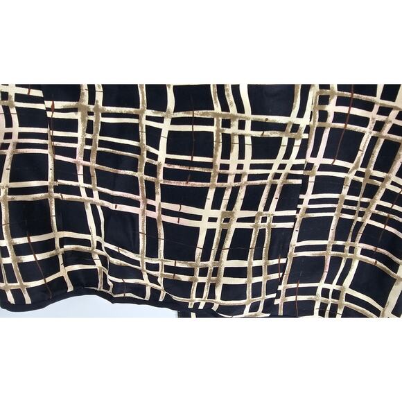 Silkland vintage silk sequin geometric full zip shaket jacket sparkle L large ^^ - Picture 5 of 10